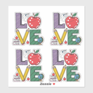 Love learning Beautiful Back to School share pack Sticker