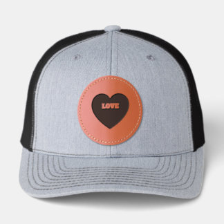 Love Leather Patch Hat