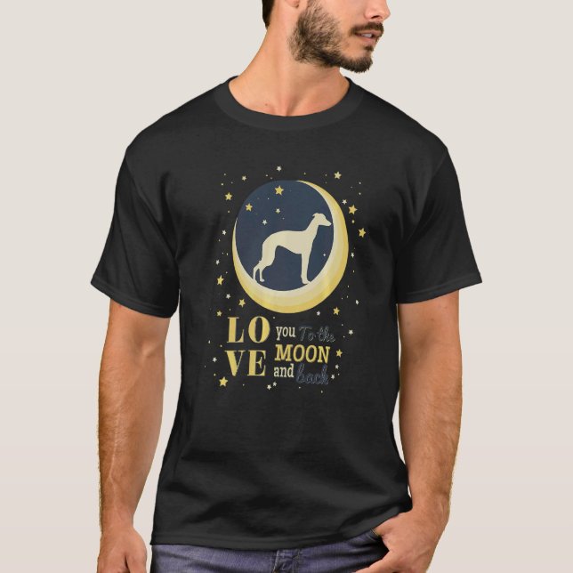 Love Lebrel Español Italian Greyhound Dog To The M T-Shirt (Front)