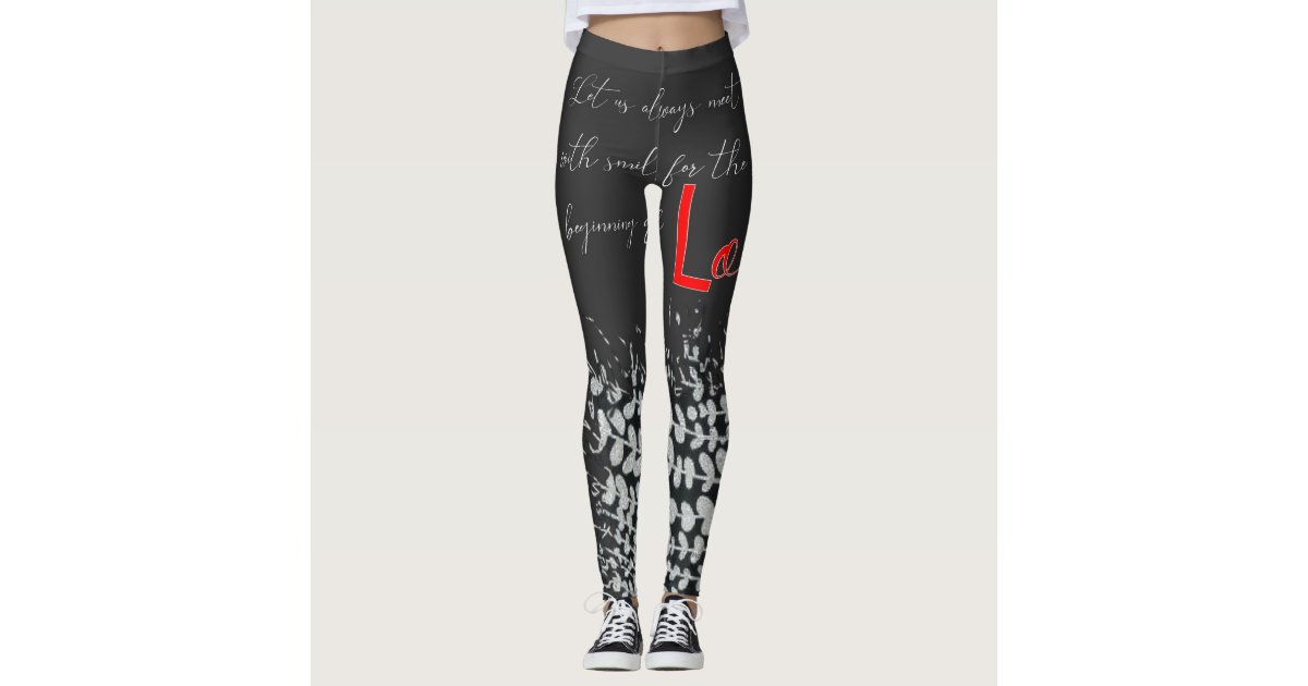 LOVE Leggings | Zazzle