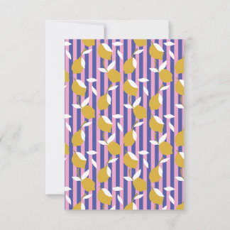 Love Lemonade Flat Thank You Card