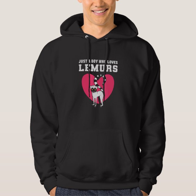 Love Lemurs Pet Hoodie (Front)