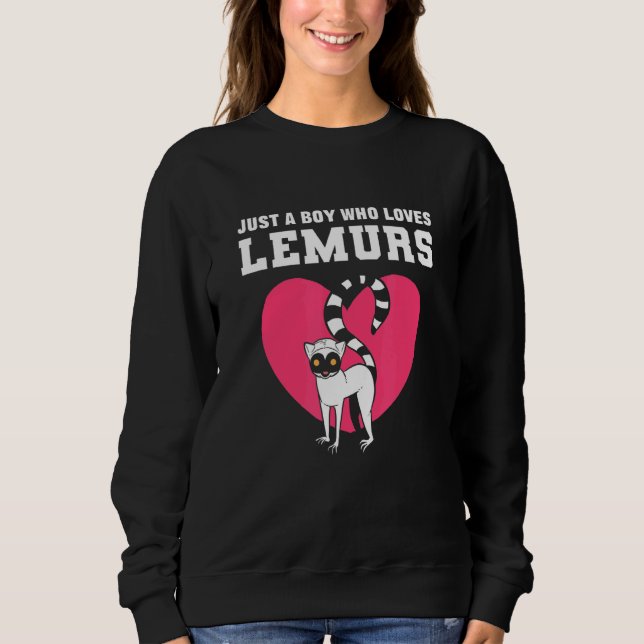 Love Lemurs Pet Sweatshirt (Front)