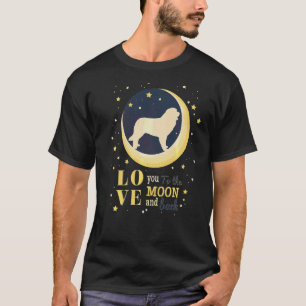 Love Leonberger Dog To The Moon T-Shirt