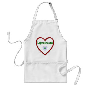 Love Leprechauns Adult Apron