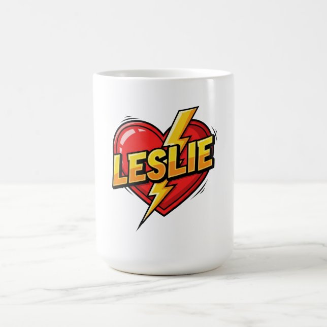 Love Leslie Coffee Mug (Center)