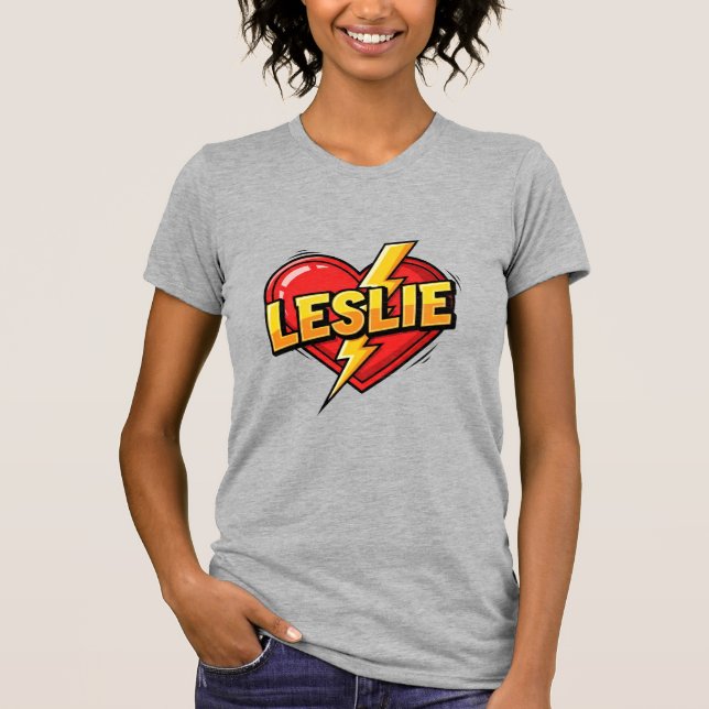 Love Leslie T-Shirt (Front)