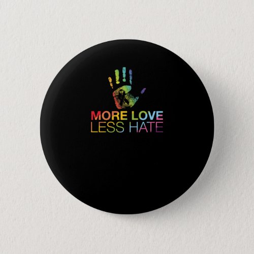 Love Less Hate  Button