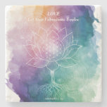 LOVE | Let Our Vibrations Evolve Stone Coaster