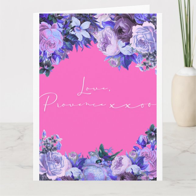 Love Letter Design - Love, Provence xxoo Card (Front)