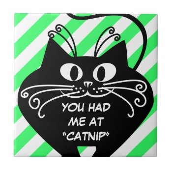 Love Letter From My Cat: You Can Buy My Love Tile by egogenius at Zazzle