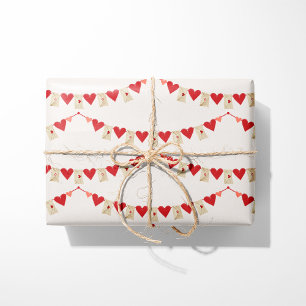 Love Letter Garland Wrapping Paper