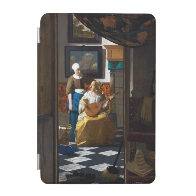 Love Letter, Johannes Vermeer iPad Mini Cover (Front)