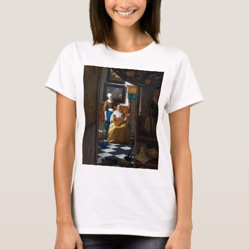 Love Letter Johannes Vermeer T_Shirt