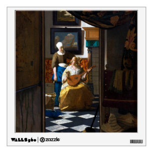 Love Letter, Johannes Vermeer Wall Decal