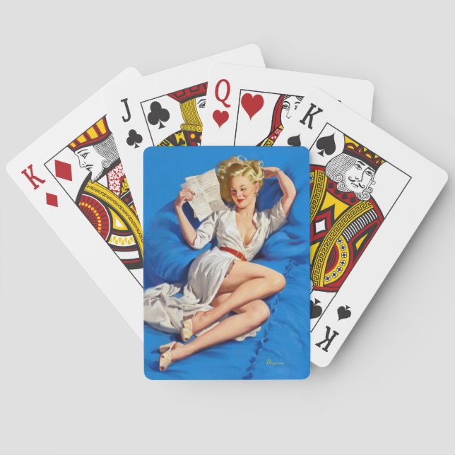 Love Letter Pin Up Poker Cards (Back)