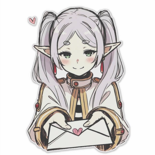 Love Letter Sticker | Sousou no Frieren  (Front)