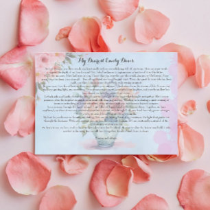 Love Letter to My Wife Note Card