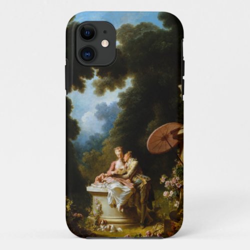 Love Letters by Jean Honore Fragonard iPhone 11 Case