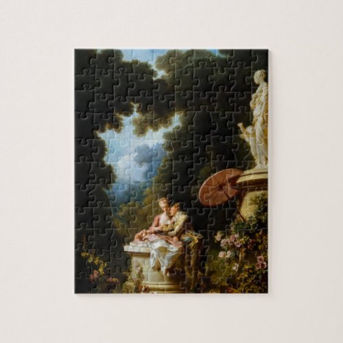 Love Letters by Jean Honore Fragonard Jigsaw Puzzle