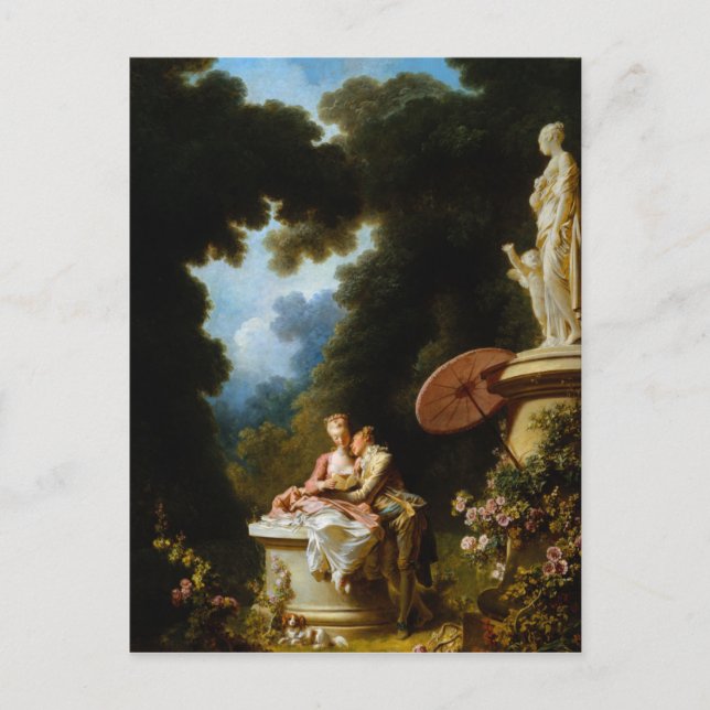 Love Letters by Jean Honore Fragonard Postcard (Front)