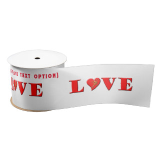 LOVE Letters ( L♥VE) Satin Ribbon