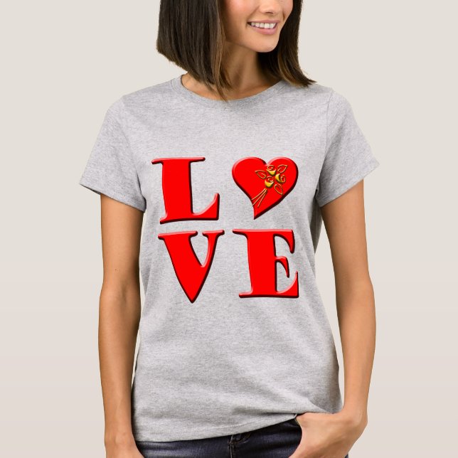 LOVE Letters ( L♥VE) T-Shirt (Front)