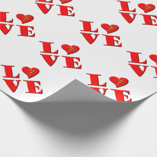 LOVE Letters ( L♥VE) Wrapping Paper