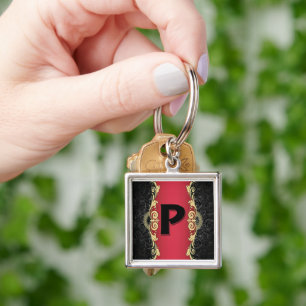 Love Letters "P" Keychain