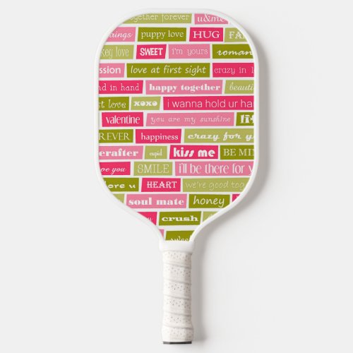 Love Letters Pickleball Paddle