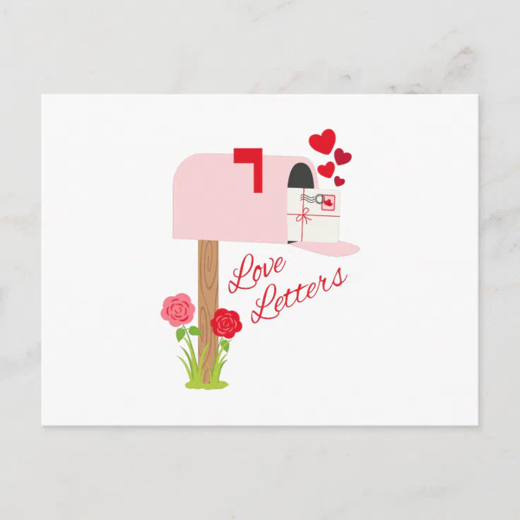 Love Letters Postcard Zazzle