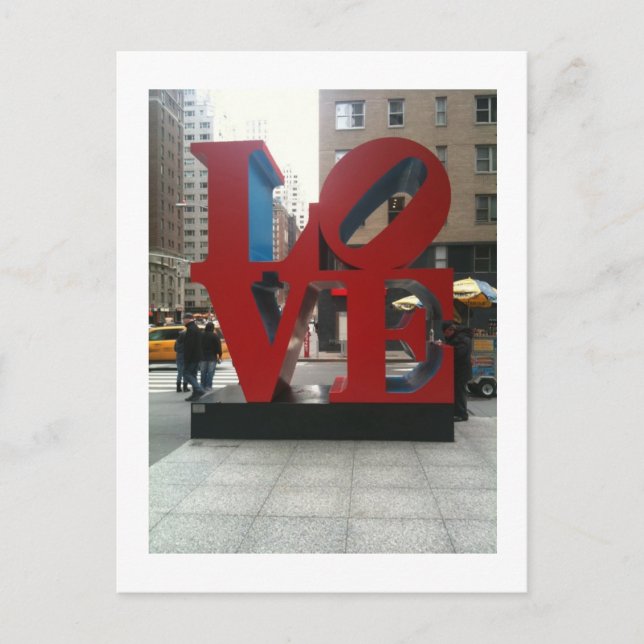 LOVE Letters Postcard (Front)