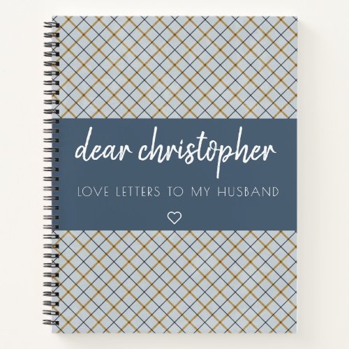 Love Letters to My Husband Keepsake Journal