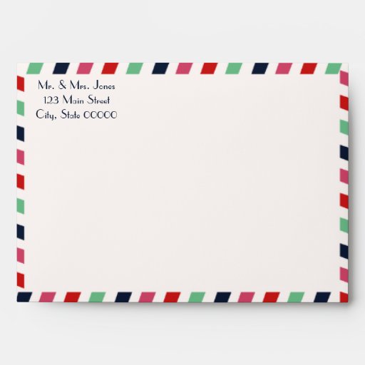 Love Letters Wedding Invitation Envelope | Zazzle