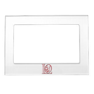 Love Letters With Hearts by Shirley Taylor Magnetic Frame