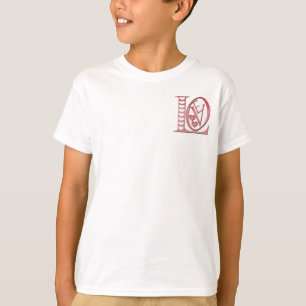 Love Letters With Hearts by Shirley Taylor T-Shirt