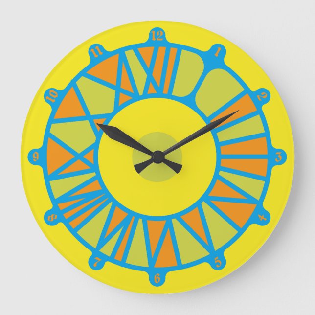 LOVE LEX CLASSIC NEW COLORS BY MASANSER LARGE CLOCK (Front)