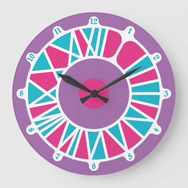 LOVE LEX CLASSIC NEW COLORS BY MASANSER LARGE CLOCK (Front)
