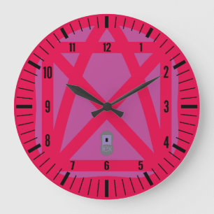 LOVE ?LEX PSTAN BY MASANSER PIXELAT LARGE CLOCK