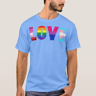 Love LGBT Pride Ally Lesbian Gay Bisexual Transgen T-Shirt