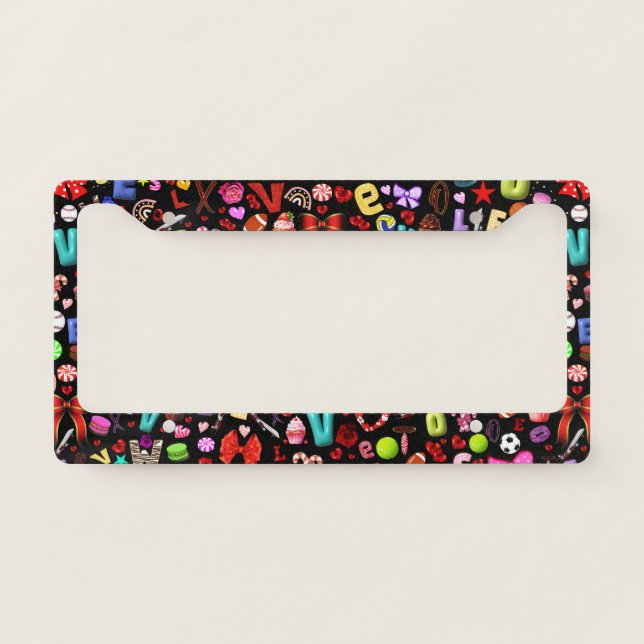 Love License Plate Frame (Front)