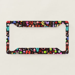 Love License Plate Frame