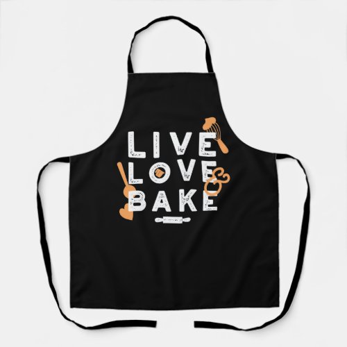 Love Life Bake Bliss Inspirational Baking Quotes Apron