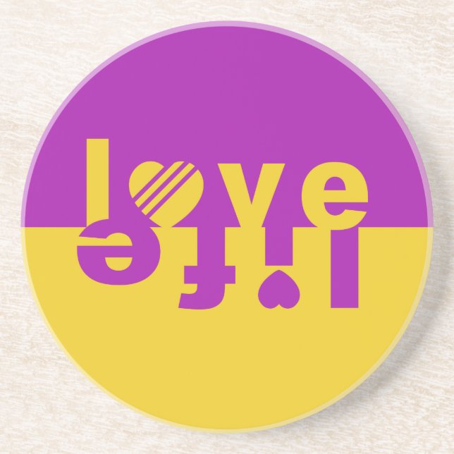 LOVE LIFE coaster (Front)