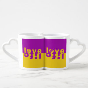 Love / Life couple's mugs