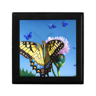 Love Life Faux Canvas Print Gift Box