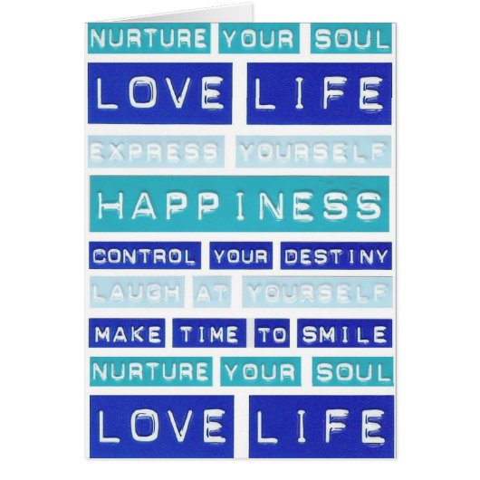 Love Life, Smile Cards (Front)