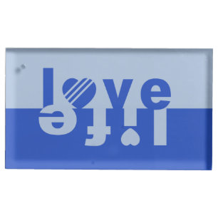 Love / Life table card holder
