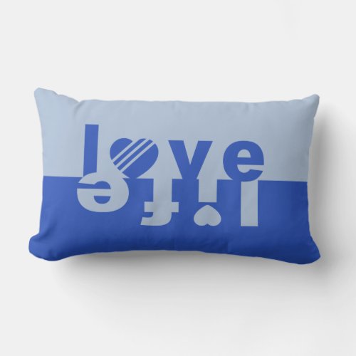 LOVE LIFE throw pillow