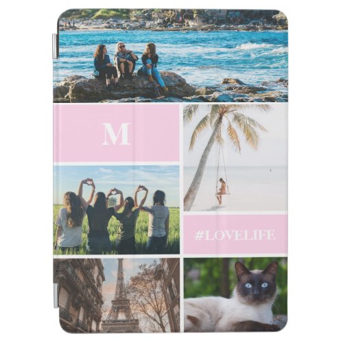 Love Life Travel Friends Photo Memories Monogram iPad Air Cover